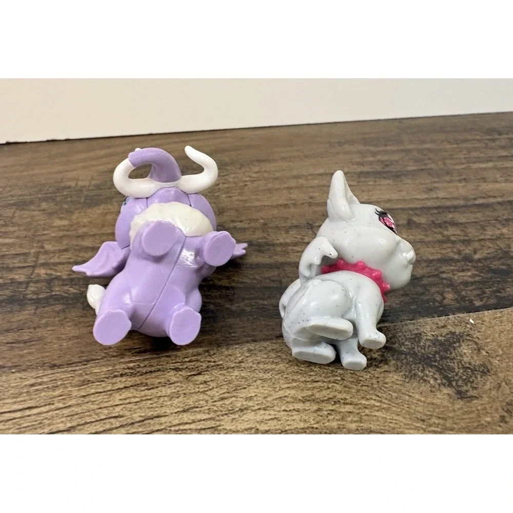 Monster High Clawd Wolf & Abbey Abominable Boo Crew Pets Bull Dog Elephant